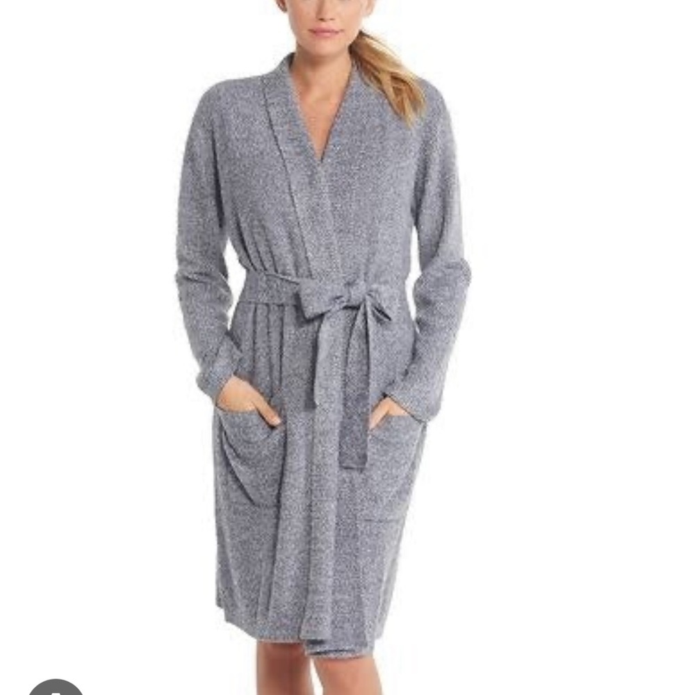 Barefoot Dreams Cozy Heather Gray Cardigan